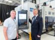 CSM Steelstock MD, Grant Moore, with Ficep UK Sales Director, Chris Berriman